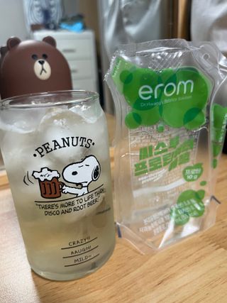 이롬 씨스루 프로틴워터 사과, 자몽 200ml x 12입 — 4점을 준 리뷰어가 2022년 9월 올린 사용 사진