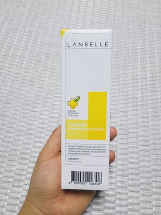 랑벨 비타 에너지 잡티 크림 75ml (피부 속 기미완화크림) — 5점을 준 리뷰어가 2022년 5월 올린 사용 사진