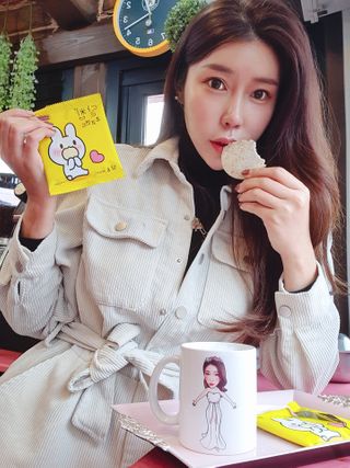 네이처오다 달칩 초코샌드 — 5점을 준 리뷰어가 2021년 1월 올린 사용 사진