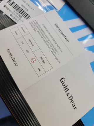 [골드앤디어] 실버925 큐빅 포인트 이어커프_3color — 5점을 준 리뷰어가 2021년 5월 올린 사용 사진