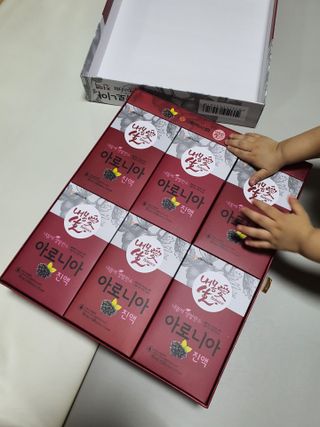 서울약사신협_내몸애생발란스아로니아_70ml x 30포 — 5점을 준 리뷰어가 2021년 7월 올린 사용 사진