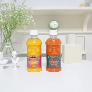 탐라원 제주의 맛, 몬딱주스 4종세트 - 한라봉몬딱주스, 천혜향몬딱주스, 청귤에이드, 당근몬딱주스 — 4.5점을 준 리뷰어가 2021년 8월 올린 사용 사진