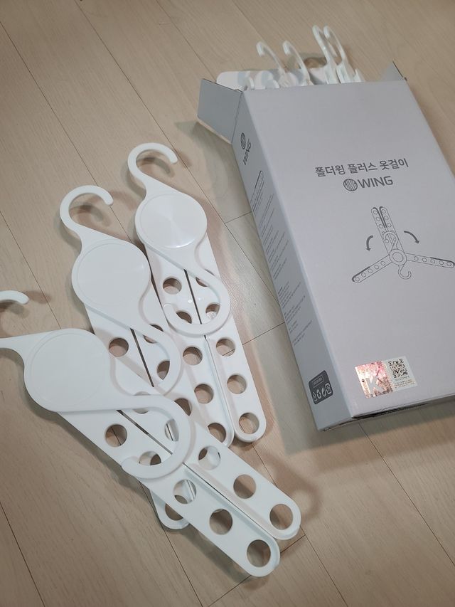 폴더윙 플러스 옷걸이 10p 리뷰 사진