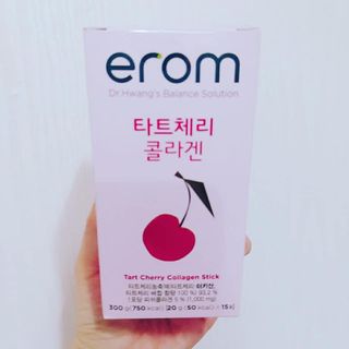 이롬 erom 타트체리 콜라겐 — 5점을 준 리뷰어가 2021년 3월 올린 사용 사진