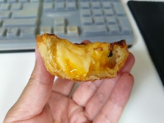 디앙뜨 포르투갈 에그타르트 오리지널 맛+패션후르츠 맛 중 택1 — 5점을 준 리뷰어가 2021년 7월 올린 사용 사진