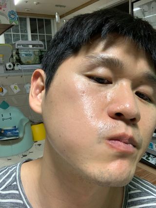 브에노 파리퀸 윌 페이스 오일 — 5점을 준 리뷰어가 2021년 7월 올린 사용 사진