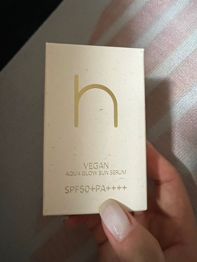 하멜 비건 아쿠아 글로우 선크림 리뷰 사진