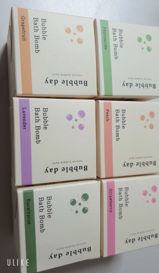 버블데이 배쓰밤 거품입욕제 버블바 6종 — 4점을 준 리뷰어가 2021년 8월 올린 사용 사진