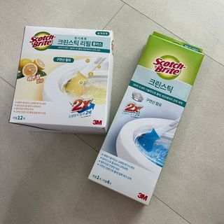 [3M] 스카치브라이트 크린스틱 향기톡톡 변기청소 핸들1 + 리필 16개 (라벤더/레몬 중 택1) — 5점을 준 리뷰어가 2024년 8월 올린 사용 사진