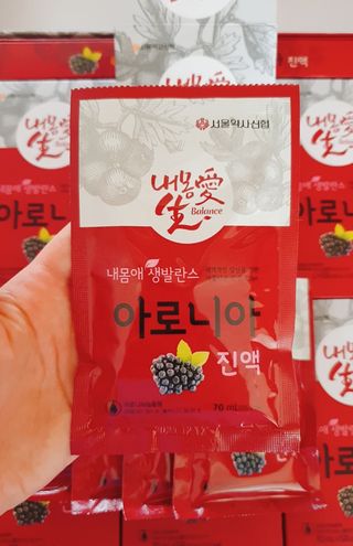 서울약사신협_내몸애생발란스아로니아_70ml x 30포 — 5점을 준 리뷰어가 2021년 6월 올린 사용 사진