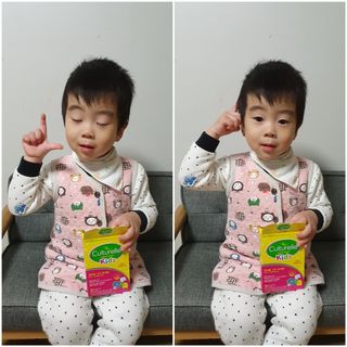 컬처렐 LGG 어린이 유산균 키즈츄어블 1개월분 — 5점을 준 리뷰어가 2021년 1월 올린 사용 사진