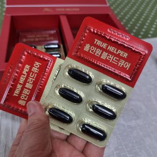 트루헬퍼 홀인원 블러드큐어 혈행+혈압+콜레스테롤 한번에 1박스 1개월 — 5점을 준 리뷰어가 2023년 2월 올린 사용 사진