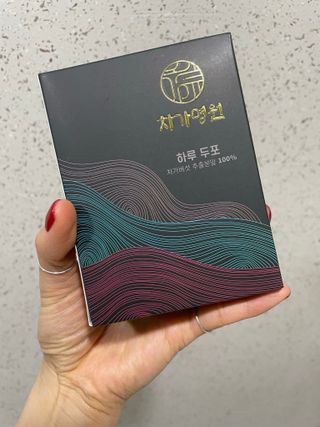 차가명원 차가버섯 프리미엄 추출분말 10일분(20포) — 5점을 준 리뷰어가 2022년 6월 올린 사용 사진