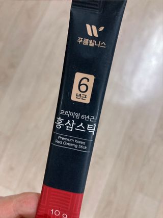 [푸름웰니스] 프리미엄 6년근 홍삼스틱 3mg x 100포 — 5점을 준 리뷰어가 2022년 3월 올린 사용 사진