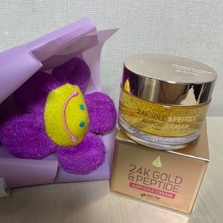 아이앤립 / EYENLIP 아이앤립 24K 골드 N 펩타이드 앰플 크림 — 5점을 준 리뷰어가 2021년 4월 올린 사용 사진