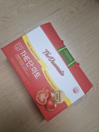 제이제이바이오 더단마토 프리미엄주스 100ml 30팩입 - 무설탕 스테비아 토마토즙 — 3.5점을 준 리뷰어가 2021년 11월 올린 사용 사진
