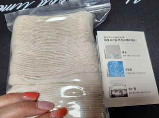 디어엘로디 유기농 무표백 건티슈 60매 — 5점을 준 리뷰어가 2022년 9월 올린 사용 사진