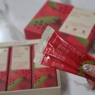 서울약사신협_석류 타트체리 콜라겐_10g x 30포 — 5점을 준 리뷰어가 2021년 7월 올린 사용 사진