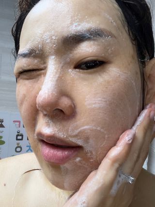 리더스코스메틱 리더스 밀크 밸런싱  마스크  솝 — 4.5점을 준 리뷰어가 2021년 12월 올린 사용 사진