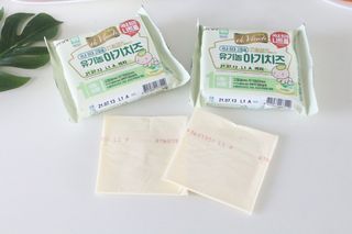 남양유업 드빈치 유기농 아기치즈 1단계 — 5점을 준 리뷰어가 2021년 1월 올린 사용 사진