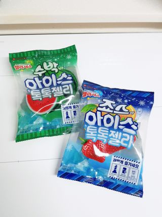 롯데제과 죠스바 아이스 톡톡 젤리 — 5점을 준 리뷰어가 2021년 10월 올린 사용 사진