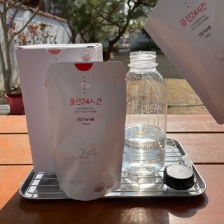 클린24시간 1BOX(5포) + 전용보틀(500ml) — 4점을 준 리뷰어가 2023년 3월 올린 사용 사진