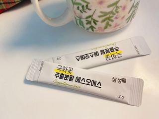 체인미 국화꽃 추출분말 에스오에스 곡류효소 과일채소 17종 혼합 분말 스틱 — 5점을 준 리뷰어가 2021년 12월 올린 사용 사진