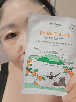 세뚜아(Cettua) [세뚜아] 포어 클리어링 마스크 Cettua Pore Clearing facial mask 5매 — 5점을 준 리뷰어가 2024년 3월 올린 사용 사진