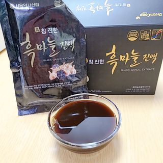 서울약사신협 약사신협_흑마늘진액_70mlx30포 — 5점을 준 리뷰어가 2021년 4월 올린 사용 사진