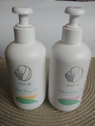 mom e 맘이 내추럴 베이비 케어 샴푸앤바스+로션 — 5점을 준 리뷰어가 2021년 1월 올린 사용 사진