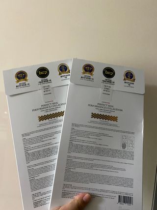 더마픽스 퍼펙트 리얼 퍼포먼스 콜라겐 100 1+1 구성 2개 + 리얼 콜라겐 텐션업 링클패치 1개 — 5점을 준 리뷰어가 2021년 6월 올린 사용 사진