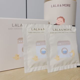 라라앤모어 유아 액체세제+세탁기클리너 — 5점을 준 리뷰어가 2022년 3월 올린 사용 사진