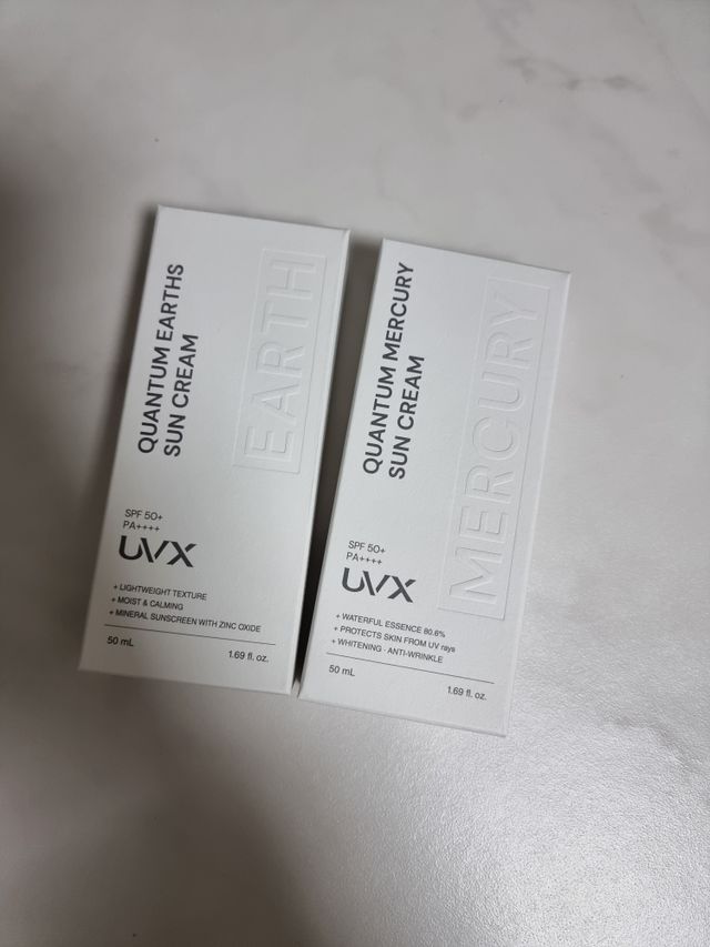 UVX 퀀텀 머큐리 데일리 선크림 리뷰 사진