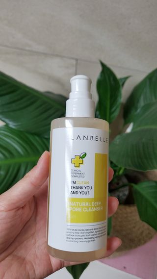 랑벨 내츄럴 딥 포어 클렌저 210ml (저자극 약산성 천연 클렌징 젤) — 3.5점을 준 리뷰어가 2022년 3월 올린 사용 사진