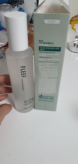 플리프 시카-알로에 앰플 토너 200ML — 5점을 준 리뷰어가 2021년 1월 올린 사용 사진