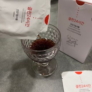 클린24시간 1BOX(5포) + 전용보틀(500ml) — 5점을 준 리뷰어가 2022년 10월 올린 사용 사진