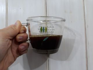 참앤들황토농원 국내산 흑염소를 정성스럽게 담은, 프리미엄 흑염소 진액 70ml x 30포 1박스 — 4점을 준 리뷰어가 2023년 1월 올린 사용 사진