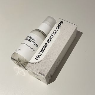제주인디 폴리 인디고 모이스트 젤 크림 (이너보틀 에디션) — 5점을 준 리뷰어가 2023년 4월 올린 사용 사진