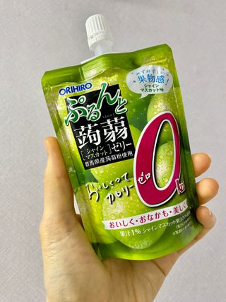 ORIHIRO 오리히로 곤약젤리 제로칼로리 130g 4종 4팩(맛별로 1팩씩) — 5점을 준 리뷰어가 2023년 2월 올린 사용 사진