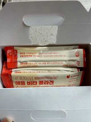 소담스퀘어 상암 [애플트리] 프리미엄 애플 비타 콜라겐 — 5점을 준 리뷰어가 2023년 1월 올린 사용 사진