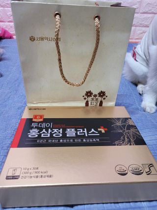 서울약사신협_투데이홍삼정플러스스틱_10g x 30포 — 5점을 준 리뷰어가 2021년 1월 올린 사용 사진