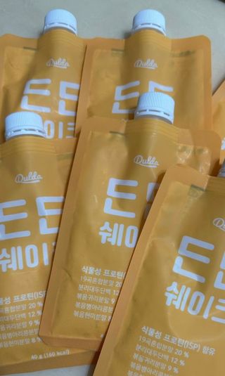 [덜다] 든든 식물성 단백질 쉐이크 40g X 7입 (곡물/딸기) — 4.5점을 준 리뷰어가 2023년 8월 올린 사용 사진