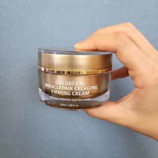 피부미 골드베릴 미라클페어 세레이징 퍼밍 크림 50ml — 5점을 준 리뷰어가 2021년 9월 올린 사용 사진