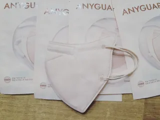 애니가드키즈 새부리형  소형L 5컬러 각 10매입 [크리미베이지, 코튼핑크, 블루레이크, 페일로즈, 민트그린] — 5점을 준 리뷰어가 2022년 2월 올린 사용 사진