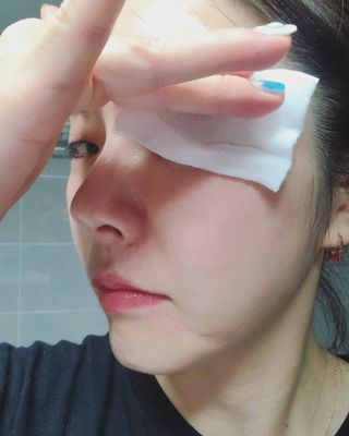 슬로우 스킨스 슬로우 화산송이 클렌징 워터 — 5점을 준 리뷰어가 2021년 6월 올린 사용 사진