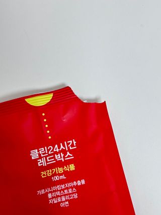 클린24시간 레드박스 1BOX(5포) + 전용보틀(500ml) — 5점을 준 리뷰어가 2024년 2월 올린 사용 사진