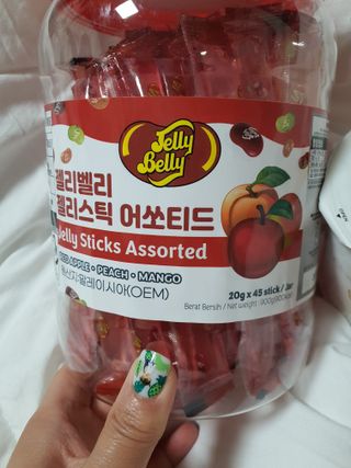 젤리벨리 젤리스틱 어쏘티드 900g — 5점을 준 리뷰어가 2022년 10월 올린 사용 사진