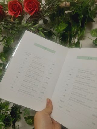 리훈 2023년 아이라이크 모눈 다이어리 미니달력 세트 — 5점을 준 리뷰어가 2022년 12월 올린 사용 사진