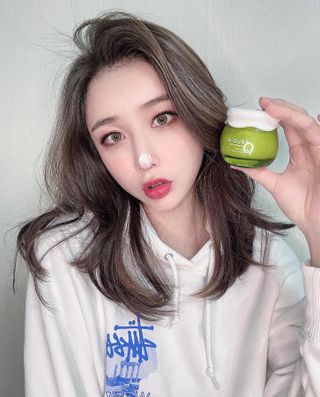 [후르디아] 민감피부 수분크림 비건 아보카도 크림 — 5점을 준 리뷰어가 2021년 2월 올린 사용 사진