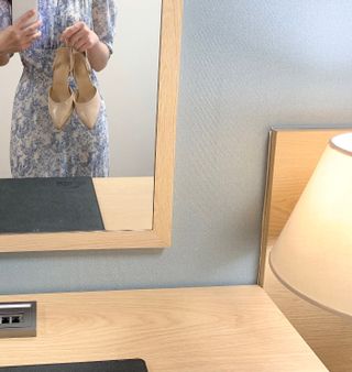 비클리프 여성 성수동 수제화 에나멜 구두 슬링백 7cm — 5점을 준 리뷰어가 2022년 6월 올린 사용 사진